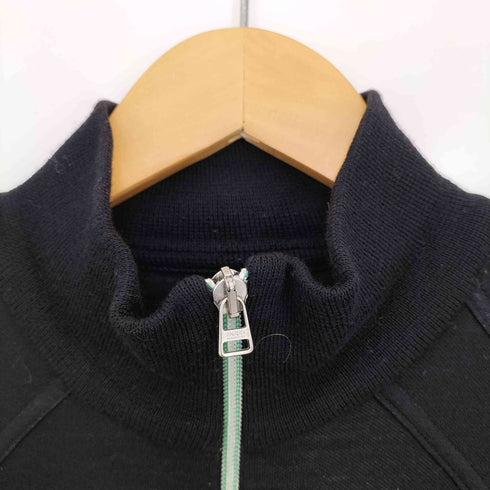 ヒューゴボス HUGO BOSS イタリア製 ラグラン ウールハーフジップニット メンズ import:XL