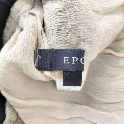 エポカ Epoca ハイネックシルクレースブラウス レディース 40