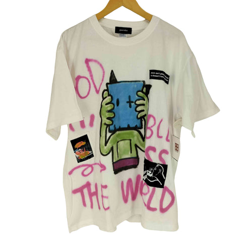 ゲルニカ guernika Atom grab Paint T shirt メンズ JPN:XXL