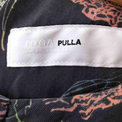 トーガプルラ TOGA PULLA 22SS インナープリントドレス レディース JPN:36