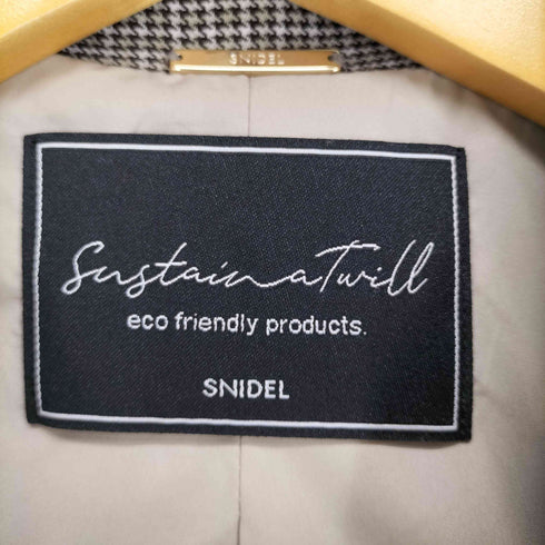 スナイデル snidel Sustainaダブルジャケット レディース JPN:0