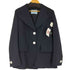 プラダ PRADA ウールモヘア テーラードジャケット レディース 40