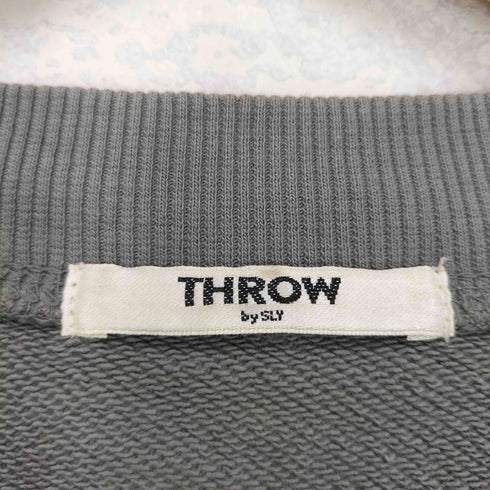 スロー バイスライ THROW by SLY OVER C/N SW トップス レディース FREE
