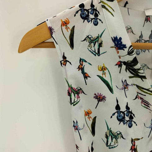 ピーエスポールスミス PS Paul Smith アルパインフローラルプリント ノースリーブワンピース レディース 38