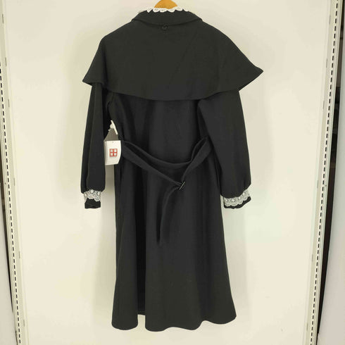 MELUME MAKI レース襟 2WAY ケープ コート レディース JPN:M