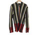 コムデギャルソンオムプリュス COMME des GARCONS HOMME PLUS AD2011 11AW DECADANCE期 一部製品染 マルチストライプウールジップアップパーカー メンズ M