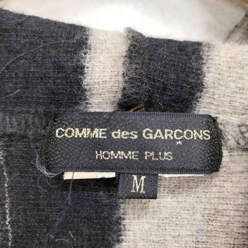 コムデギャルソンオムプリュス COMME des GARCONS HOMME PLUS AD2011 11AW DECADANCE期 一部製品染 マルチストライプウールジップアップパーカー メンズ M