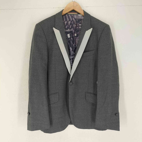 ピーエスポールスミス PS Paul Smith ラペル切替 ウールセットアップ 包みボタン メンズ M