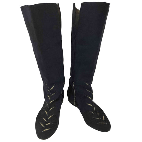 ステラマッカートニー STELLA McCARTNEY スエード ロングブーツ レディース EUR:35