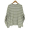 ペルーシュ Perushu ヘビーウェイトロゴ刺繍ボーダークルーネック L/S TEE メンズ JPN:M