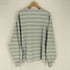 ペルーシュ Perushu ヘビーウェイトロゴ刺繍ボーダークルーネック L/S TEE メンズ JPN:M