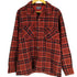 ペンドルトン PENDLETON 70S USA製 PURE VIRGIN WOOL タータンチェック ウールネルシャツ メンズ import:L