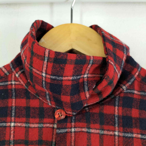 ペンドルトン PENDLETON 70S USA製 PURE VIRGIN WOOL タータンチェック ウールネルシャツ メンズ import:L
