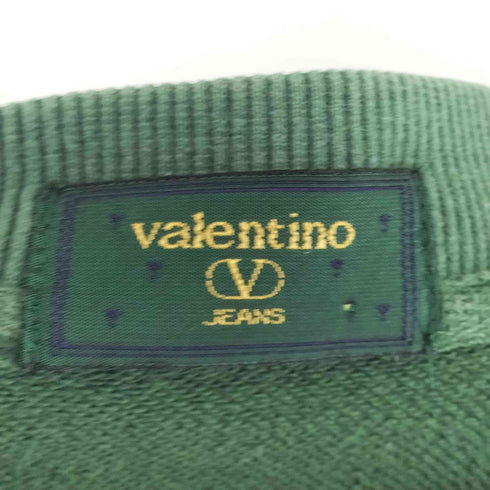 ヴァレンティノ Valentino JEANS 80~90S ロゴ刺繍スウェット メンズ M