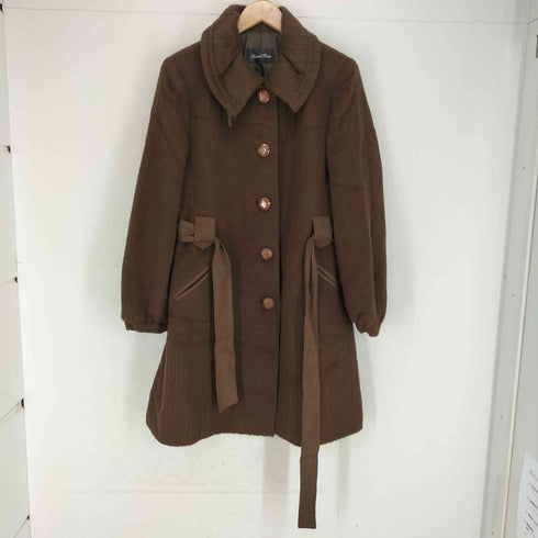 Recent Piece alpaca&silk アルパカシルク混ウールコート レディース 11R
