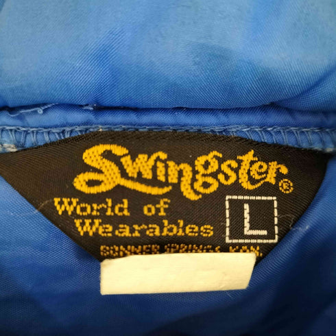 スウィングスター SWINGSTER 70S USA製 三角タグ 中綿 ナイロンベスト メンズ import:L