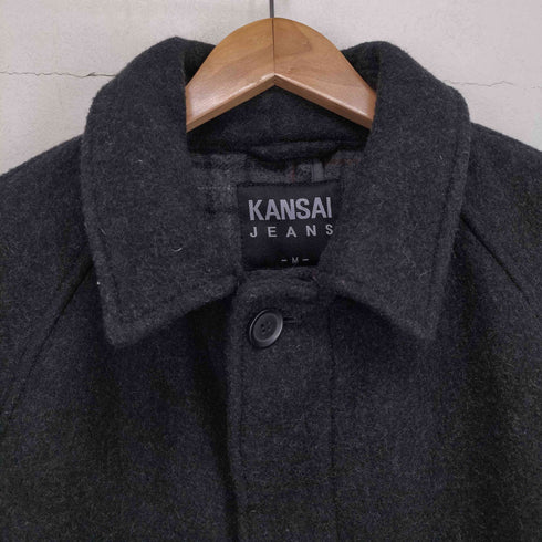 カンサイジーンズ KANSAI JEANS ウールステンカラーコート メンズ M
