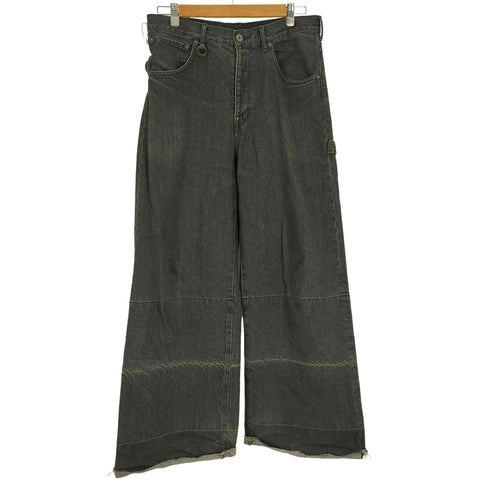 ソウシオオツキ SOSHIOTSUKI 23SS NOT SHORT PAINTER DENIM ノット ショート ペインター デニム パンツ メンズ JPN:44
