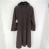 襟ファー アンゴラ混ウールロングコート ALPACA&WOOL レディース 158~162