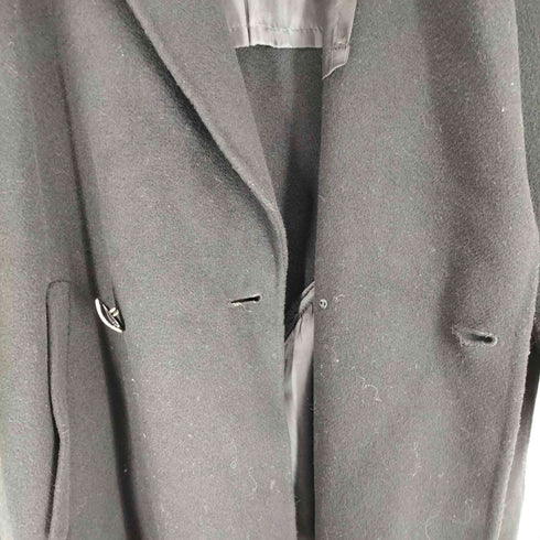 WOOL&CASHMERE&ANGOLA 1Bダブルチェスターコート レディース FREE