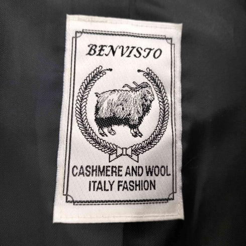 WOOL&CASHMERE&ANGOLA 1Bダブルチェスターコート レディース FREE