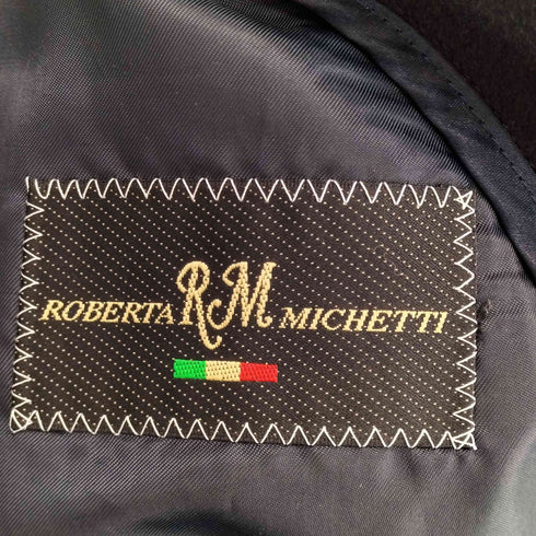 ROBERTA MICHETTI PURE CASHMERE ステンカラーコート メンズ