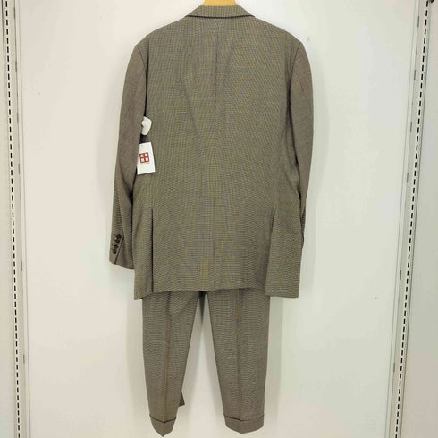 ポールスチュアート Paul Stuart ハウンドトゥース 2B 背抜き テーラードジャケット スラックス セットアップ メンズ 上下共に52L