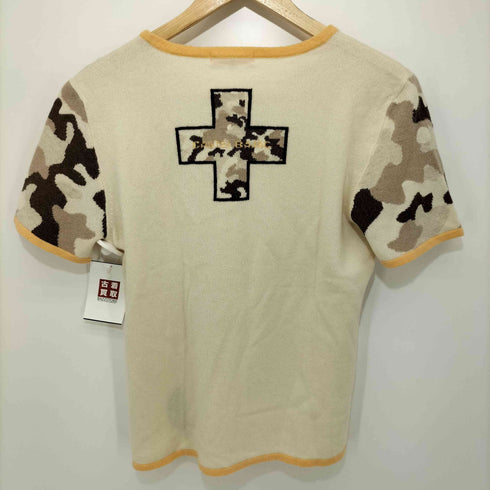 カステルバジャックスポーツ CASTELBAJAC SPOT カシミヤ混 ウール S/S プルオーバーニット レディース JPN:2