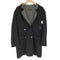 PURE CASHMERE バイカラーカシミヤダブルハーフコート レディース