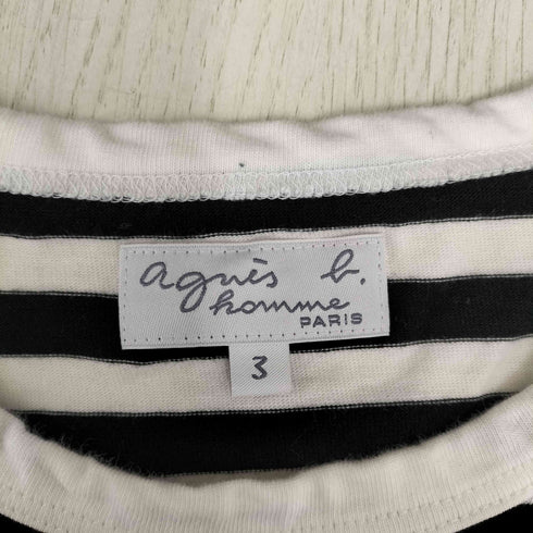 アニエスベーオム Agnes b.homme ボーダーカットソー メンズ JPN:3
