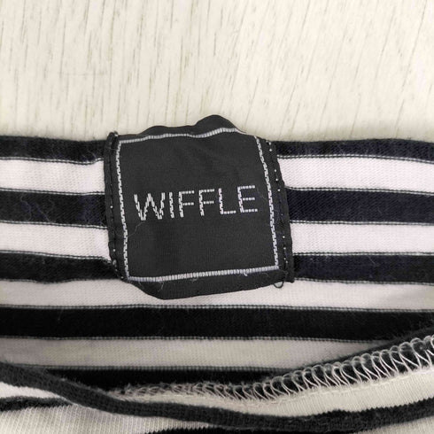 ウィッフル WIFFLE RELUME BIG BORDER TEE レディース
