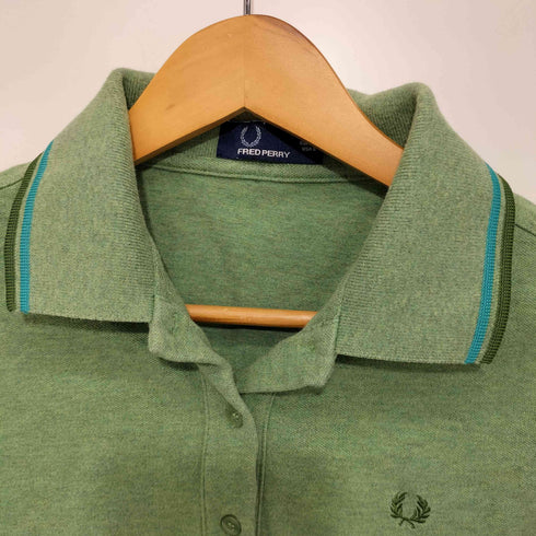 フレッドペリー FRED PERRY S/S コットンポリ ポロシャツ レディース US:8