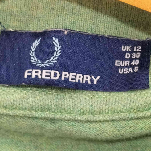 フレッドペリー FRED PERRY S/S コットンポリ ポロシャツ レディース US:8