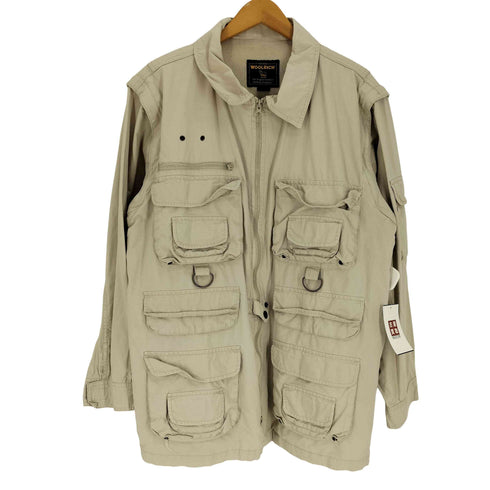ウールリッチ WOOLRICH 裏地メッシュ ジップアップ マルチポケット タクティカル フィッシング ジャケット メンズ import:M