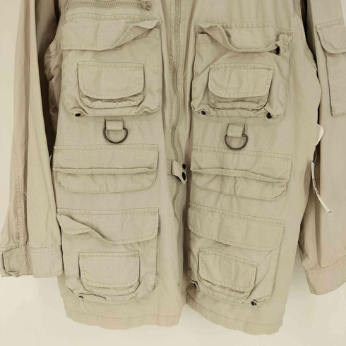 ウールリッチ WOOLRICH 裏地メッシュ ジップアップ マルチポケット タクティカル フィッシング ジャケット メンズ import:M