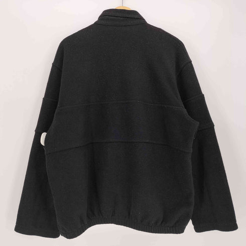 ポロバイラルフローレン Polo by RALPH LAUREN 80-90S USA製 三角タグ POLATEC ポニー刺繍 チンストラップ ジップアップ フリース ジャケット メンズ import:L