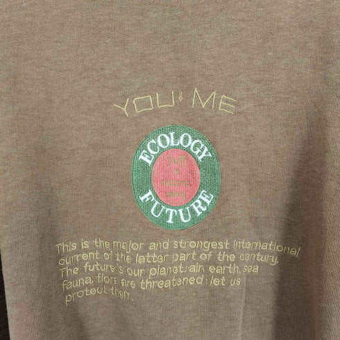 YOU&ME 刺繍スウェット メンズ XXL