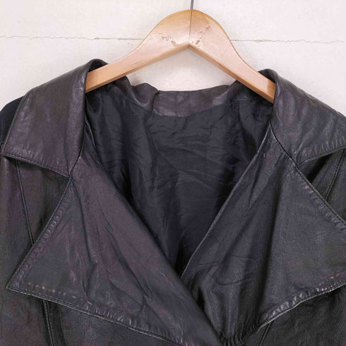 DIFFUSION MADE IN FRANCE スウェード切替 ボタンレザージャケット メンズ 42