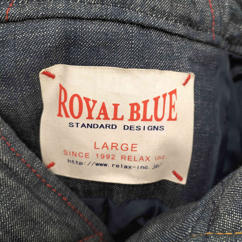 ROYAL BLUE デニムN-3B フライトジャケット メンズ L