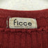 フィッチェ ficce ロールネックセミロングニット メンズ 38