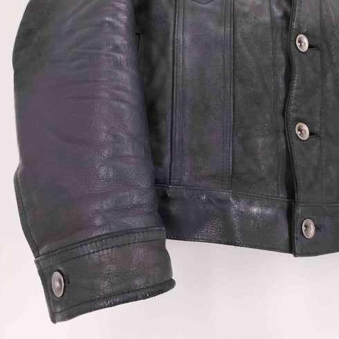 ジャックローズラブメゾン JACK ROSE Luv maison 4ポケ 70506型 牛革 カウ レザー トラッカー ジャケット メンズ JPN:44