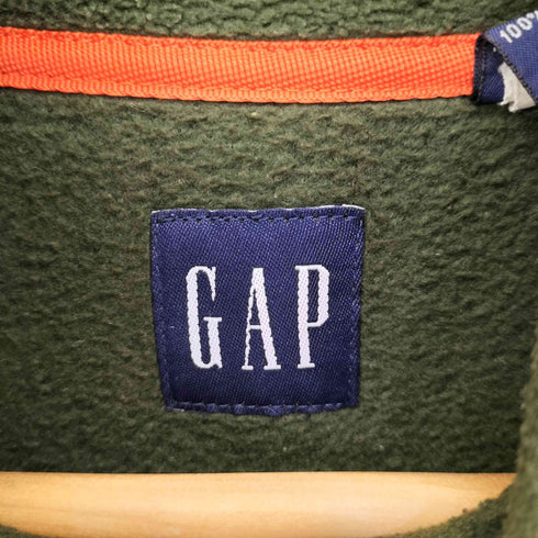 ギャップ Gap 00S サイドライン ハーフジップフリースジャケット メンズ JPN:S