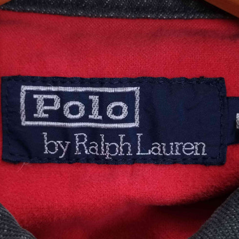 ポロバイラルフローレン Polo by RALPH LAUREN ポニー刺繍 ブラック デニム スイングトップ スウィングトップ メンズ import:M