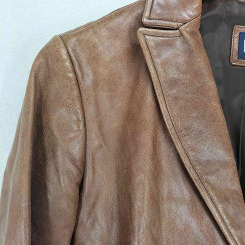 ギャップ Gap 00S OLD レザーテーラードジャケット レディース XXS