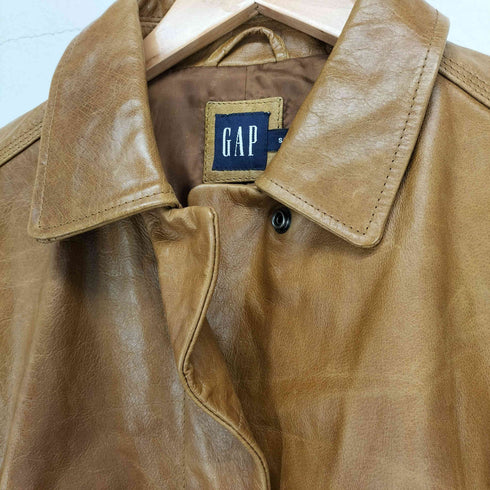 ギャップ Gap 00S OLD レザーロングコート レディース S