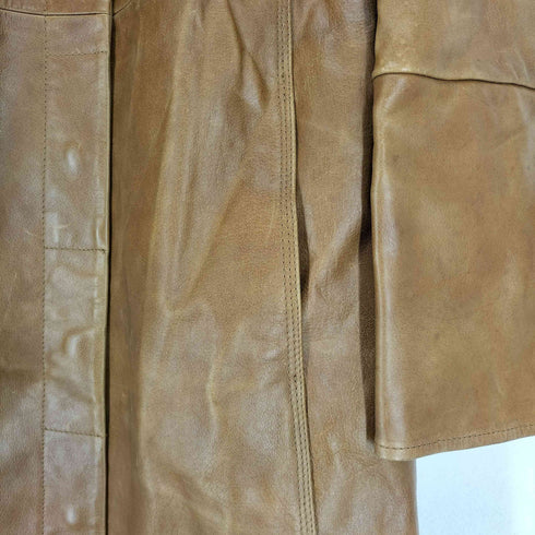 ギャップ Gap 00S OLD レザーロングコート レディース S
