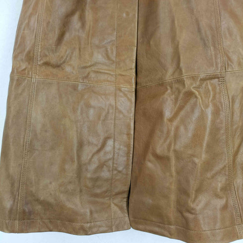 ギャップ Gap 00S OLD レザーロングコート レディース S