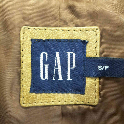 ギャップ Gap 00S OLD レザーロングコート レディース S