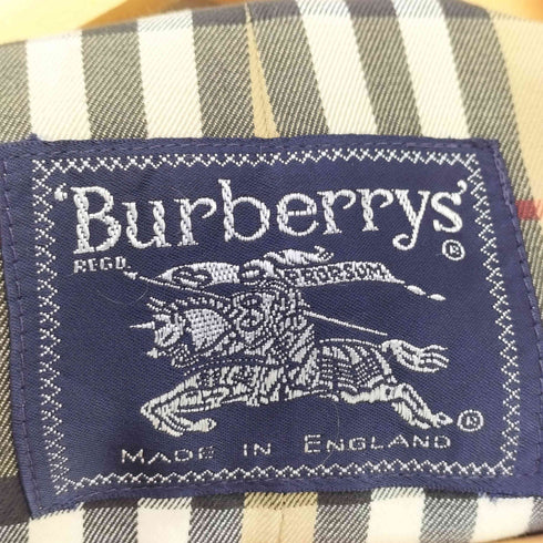 バーバリーズ BURBERRYS 70-80S TRENCH40 裏地ノバチェック トレンチ コート メンズ
