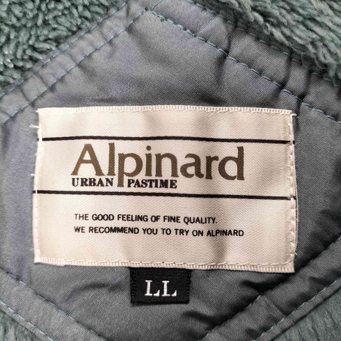 ALPINARD ボアライナー付きジップブルゾン メンズ LL